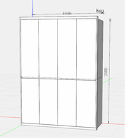 Modernes Luxus-Schlafzimmer Kleiderschrank Modernes Design Garderobe Ankleidezimmer Universelle Möbel
