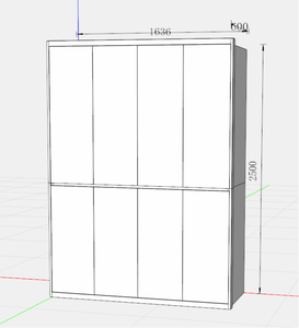 Armoire moderne de luxe pour chambre à coucher Armoire design moderne <span class=keywords><strong>Dressing</strong></span> Mobilier universel - Product Image 2