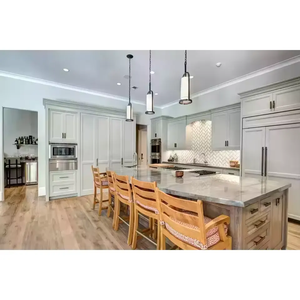 Fácil Equipado Montar Pacote Profissional Design Service Wood Shaker Style Kitchen Cabinet - Product Image 1