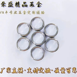 Silver Alloy <b>Spacer</b> Beads Round Geometric Zinc Plated For DIY Jewelry Making Unisex 4.9mm - Product Image 5
