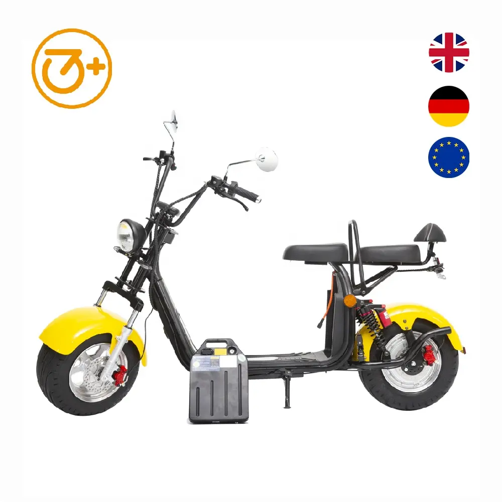 2000W elektrikli Scooter Citycoco yağ lastik yetişkinler fabrika ab abd depo EEC Unisex akıllı dijital ab abd EEC ülkeleri