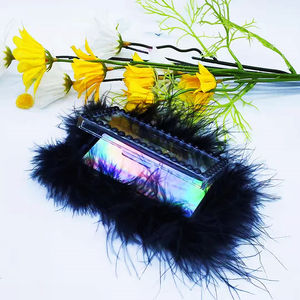 Faux-cils en acrylique rose naturel <span class=keywords><strong>bratz</strong></span>, pièces, avec paquets personnalisés, extensions de cils en vison, étuis papillon - Product Image 4