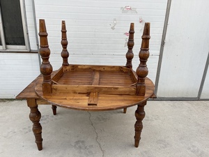 <span class=keywords><strong>Tavolo</strong></span> rotondo quadrato integrato in legno massello all'ingrosso della fabbrica - Product Image 4