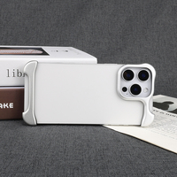 Étui de téléphone portable en alliage d'aluminium sans cadre, résistant aux chocs, avec protection de l'objectif