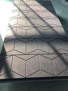 Paneles Acústicos Modernos de Reducción de Ruido, Ecológicos, para Estudio Musical, Aislantes de Sonido, de Poliéster de 9 mm de Grosor - Product Image 6