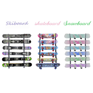 Estante de exhibición de monopatín para tiendas, tienda minorista, soporte de exhibición de esquí montado en la pared, estante de tabla de nieve, estante de exhibición para Longboard - Product Image 2