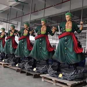 2024 vendita calda 190cm 6ft a grandezza naturale uno pezzi Zoro Action Figure con spada Anime statua in resina per arredamento - Product Image 6