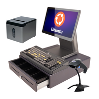 Système de point de vente (PDV) pour restaurants, système de point de vente (PDV) OEM pour Windows, tout-en-un tactile avec imprimante, processeur Core i5/i3, PC de bureau pour magasin