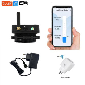 Medidor de Nivel Ultrasónico WiFi Tuya TLC2502-WL, Detector Inteligente de Líquidos con Interruptor de Control de Bomba, Monitor Automático de Tanque de Agua de 2.4GHz - Product Image 1