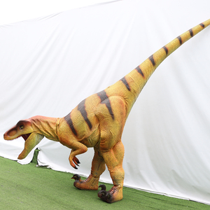Disfraz de Dinosaurio <span class=keywords><strong>Velociraptor</strong></span> Realista Personalizado para Niños, con Estructura de Acero Ligera, para Parques de Aventuras y Centros Comerciales - Product Image 4