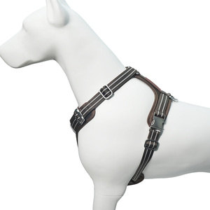 Harnais léger pour chien de type yoke pour chiens de taille moyenne à grande, harnais gilet respirant en nylon à libération rapide avec aluminium de qualité supérieure - Product Image 5