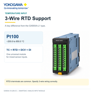 Módulo Registrador Sin Papel de Alta Precisión Yokogawa GX90XA-10-U2N-CC, Registrador de Datos de 10 Canales, Comunicación Ethernet, IP30 - Product Image 6