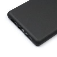 Couverture de téléphone en TPU noir mat souple en gros à bas prix pour Google Pixel 3 4 5 6 7 8 9 Pro 9a 8a 7a 9pro 8pro coque en silicone noir