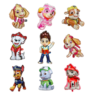 Cartoon Theme Dog Patrol Aluminum Film Balloon Kids Children's Birthday Party Decoration Mylar Foil Balloon Dog