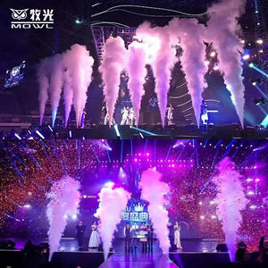 آلة دخان وضباب بقوة 12*3 واط RGB 3 في 1 مع عمود نفاث للضباب ونظام تحكم DMX LED وآلة نفث ثاني أكسيد الكربون للنوادي وحفلات الزفاف - Product Image 5