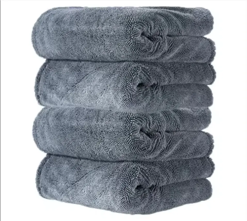 Hot bán 40x40cm chất lượng cao 500gsm edgeless san hô fleece sợi nhỏ rửa xe khăn