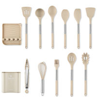 Ensemble d'ustensiles de cuisine en silicone pour la pâtisserie domestique, 11 pièces