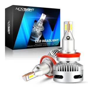 Novsight Bi LED Laser Ống Kính Máy Chiếu Aozoom LED Đèn Pha Chùm Thấp 90W Hight Chùm Công Suất Cao Bi LED Máy Chiếu