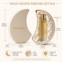 Boîte d'emballage en papier personnalisée pour flacon de parfum avec boîte, coffret cadeau de calendrier de l'avent de Noël, boîtes en papier, boîte cadeau avec lumière