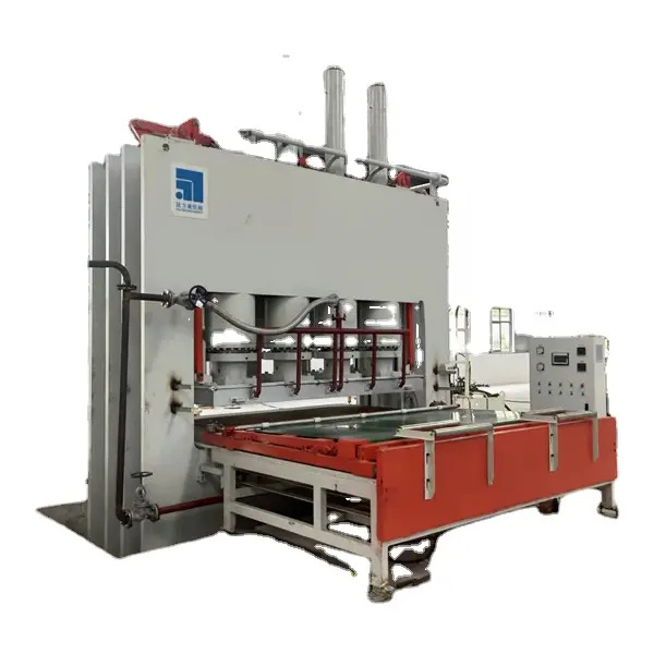 2800T alto rendimiento madera parquet piso prensa máquina línea de producción prensa melamina máquina laminadora