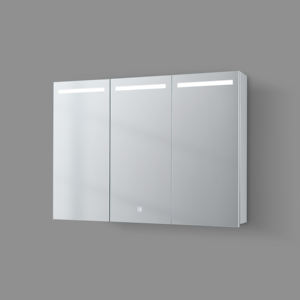 Gabinete <span class=keywords><strong>de</strong></span> Almacenamiento <span class=keywords><strong>de</strong></span> Medicamentos con Espejo Inteligente Iluminado con LED <span class=keywords><strong>de</strong></span> Aleación <span class=keywords><strong>de</strong></span> Aluminio con Espejo y 2 Puertas - Product Image 6