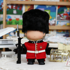 Ropa para Muñecas de Primera/Tercera Generación de 17 cm, Escala 1:8, Guardia Real, Príncipe, Rey, Conjunto de Repuesto, Juguete Suave, Diseño <span class=keywords><strong>Original</strong></span> - Product Image 3