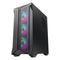 GameMax Brufen C1 COC Jual Panas Casing Kipas Game ARGB Cooler ATX Mid-Tower Casing Komputer PC