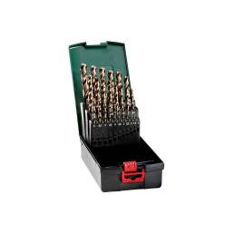 Metabo Hss-Co <b>Drill</b> <b>Bit</b> Set 25 Pieces In Plastic Case For Metal <b>Wood</b> Plastic - Product Image 3