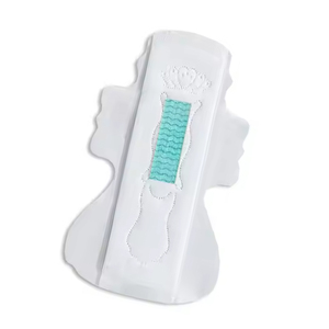 Toalla sanitaria femenina de bambú de buena calidad, almohadillas gruesas menstruales con alas para mujer - Product Image 5
