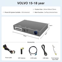 Nouvel écran LCD OLIVER IPS sans fil CarPlay Android Auto pour V40/XC60/S60L 2014-2017 avec prise en charge AirPlay, caméra de recul, Bluetooth