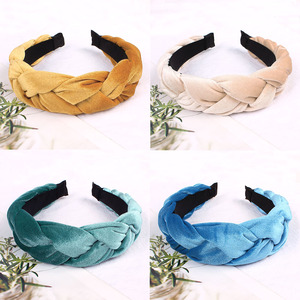 Qiyue rộng độn cô gái' Headband thời trang vẻ đẹp tóc Bands cho rửa mặt trang điểm Workout phòng tập thể dục Yoga chạy của phụ nữ headbands - Product Image 3