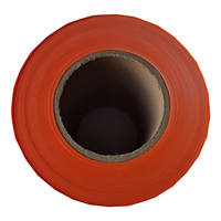 Cinta de advertencia subterránea impermeable de Material PE naranja personalizada para tuberías de agua Visibilidad duradera