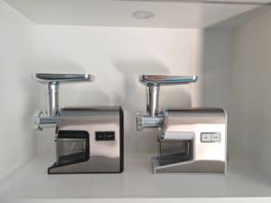 Picadora de carne eléctrica <span class=keywords><strong>Mini</strong></span> picadora de carne eléctrica con piezas de metal y plástico para uso doméstico y exterior - Product Image 2