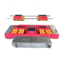 Équipement de manutention de patins mobiles de machine électrique de 50 tonnes pour la machine lourde 50000 kilogrammes de chariot électrique de cargaison