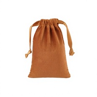 Pochette en velours personnalisée avec cordon de serrage, sac cadeau pour bijoux, fermeture à ruban, emballage pour montres, bagues, bracelets