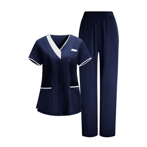 Nouvel ensemble de blouses d'été fines et extensibles en tissu Dobby à séchage rapide, ODM, pour médecins, chirurgiens, infirmières, uniformes de travail pour femmes - Product Image 3