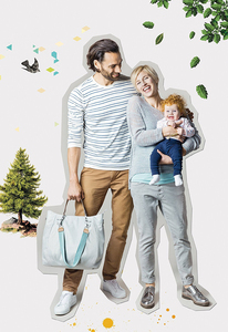 Bolsa de Pañales para Bebé Grande con Logotipo Personalizado al por Mayor, Bolsa de Pañales Cruzada, Bolsa de Viaje Impermeable y Portátil para Mamá - Product Image 4