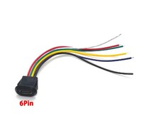 4-poliger 6-poliger USB-Typ-C-Anschluss Typ-C mit Kartens chnalle Buchse 5A Hochstrom-Schnell lade buchse USB-C Ladestecker buchse