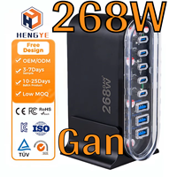 QC3.0 Usb Chargeur de Bureau Intelligent Station 100w 30w 18w Multi Appareil Mobile 268w Professionnel 8 Port Usb c Chargeur