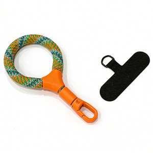 Correa de cuerda para teléfono con colgante, cordón corto tipo collar, hebilla metálica de alta gama, cuerda de mano antipérdida con bloqueo automático y almohadilla de inserción - Product Image 6