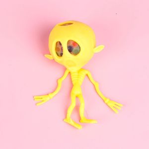 2025 Mini Size TPR Anti Stress Ghost Alien Beads <b>Ball</b> Squishy Sticky Plastic <b>Squeeze</b> Skull Stretch Toys for 2 Inch Capsule Toy - Product Image 5