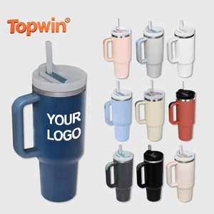 Gobelet isotherme en acier inoxydable de 40 oz avec logo personnalisé, isolation thermique de 12 à 24 heures pour les promotions d'entreprise - Product Image 1