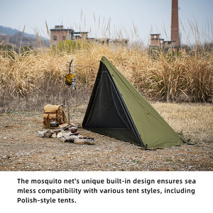 Mosquitera Individual de Poliéster para Exteriores, Ideal para Parques y Picnics, Portátil, para Turismo, Camping y Senderismo - Product Image 4