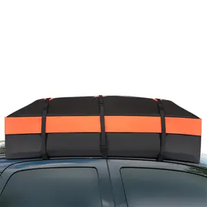 Car Rooftop Cargo Carrier Bag 21 Cubic Feet 100% Waterproof Heavy Duty 840D Car Roof Bag For All Vehicle
