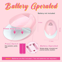 Séchoir à Ongles Portable Double Usage Automatique à Piles LED UV pour Vernis à Ongles Gel et Vernis Classique, Séchage Rapide