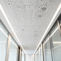 Panneau en alliage d'aluminium perforé moderne, revêtement mural extérieur décoratif, façade métallique découpée au laser pour hôtels