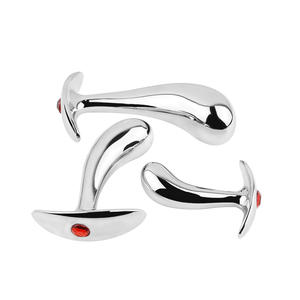 Dongkai New SML Size Tapones Anales de metal Tapones anales curvos Tapones de expansión <span class=keywords><strong>anal</strong></span> Masturbadores para adultos Juguetes sexuales fetiche - Product Image 3