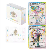 Paquete de Refuerzo SV95C Crystal Glory Pokemoned, 10 Cartas por Paquete, Evolución de Eevee, Cartas Brillantes Raras, Precio Económico al por Mayor