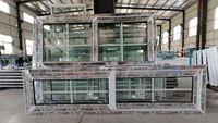 Fenêtre coulissante en pvc, fenêtre de 50 m, double glaçure, vinyle à impact d'urgence d'urgence, fenêtre thaïlandaise