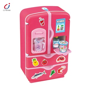 <span class=keywords><strong>Giocattolo</strong></span> Frigorifero per Bambini, Gioco di Ruolo per la Spesa, Frigorifero Educativo in Plastica a Doppia Porta - Product Image 3
